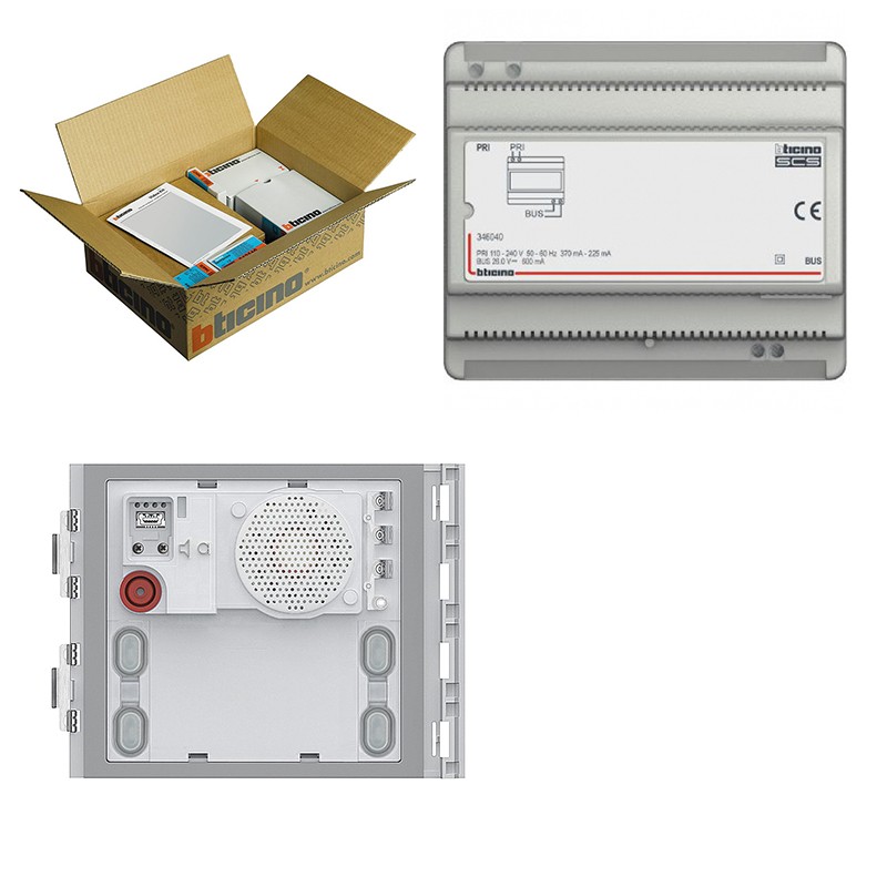 BTICINO 360002 BASIC CONDOMINIUM KIT FOR SFERA 2-WIRE AUDIO SYSTEM