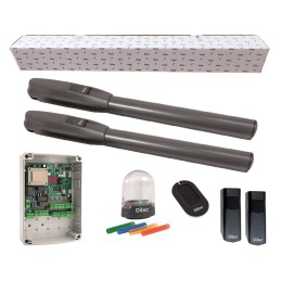 KIT MOTEUR DITEC PWR50 AC 230V POUR PORTAIL BATTANT 5MT PAR VANTAIL ML328