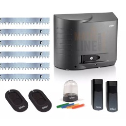 DITEC KIT CROSS 18VEP 230V 1800KG CANCELLO SCORREVOLE FINECORSA MAGNETICO 6MT CREMAGLIERA