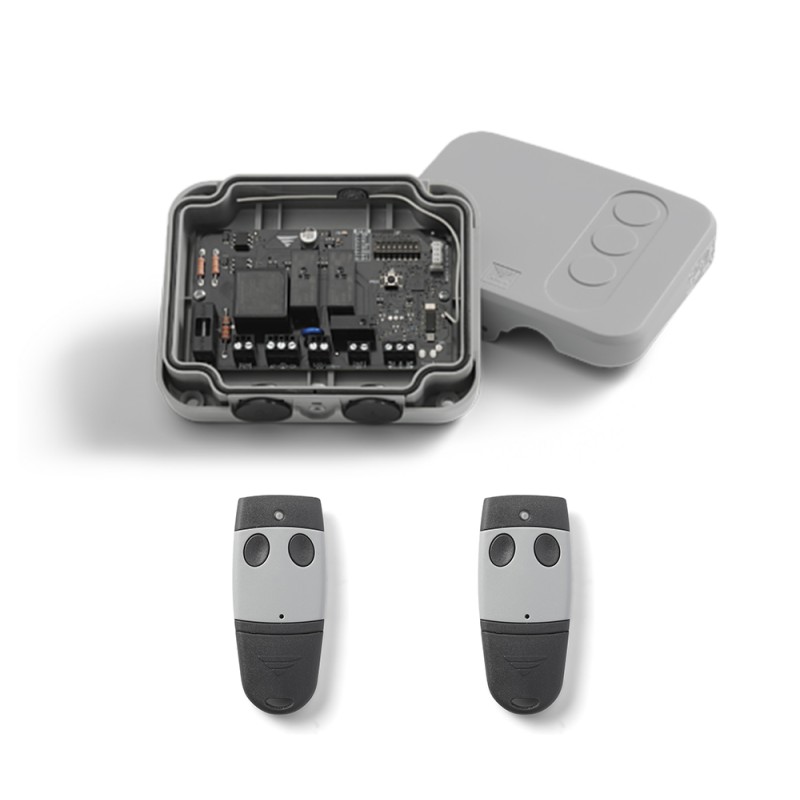 KIT CARDIN ELEBLACK-S4 POUR VOLETS ROULANTS ET VOLETS ROULANTS CENTRAUX ET 2 TELECOMMANDES