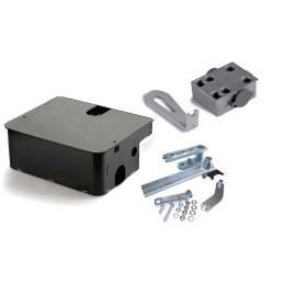 DITEC CUBIC6C FUNDAMENTKASTEN MIT CUBIC6L DRÜCKERN UND CUBIC6SBL DRÜCKERAUSLÖSER FÜR TÜRFLÜGEL BIS 3,5 M