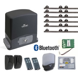 CARDIN KT-SLX624SE COMPLETE KIT WITH BUFFER BATTERY FOR SLIDING GATES 600KG 24V