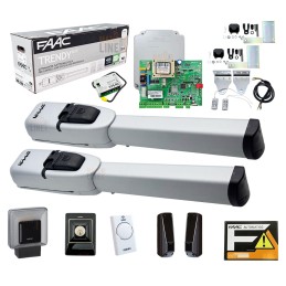 FAAC KIT TRENDY 230V AUTOMATISATION POUR PORTAIL BATTANT 1,8 MT PAR VANTAIL 104419445