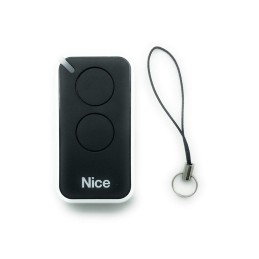 NICE FERNBEDIENUNG FUNK 2 KANÄLE 433,92 MHZ ROLLING CODE SCHWARZ INTI2