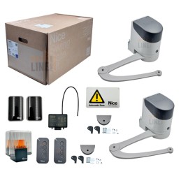 BONITO KIT HOPP 24V AUTOMATIZACIÓN PARA PUERTAS BATIENTES ARTICULADAS 2,4MT POR HOJA HOPPBDKCE