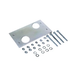 FAAC 746 844 PLAQUE DE FONDATION DE REMPLACEMENT AVEC ACCESSOIRES POUR PORTAILS COULISSANTS 737816