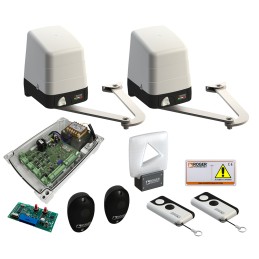 KIT ROGER BH23/284 ARTICULÉ BRUSHLESS BATTANT 24 V IRRÉVERSIBLE JUSQU'À 2,8 MT PAR VANTAIL USAGE INTENSIF