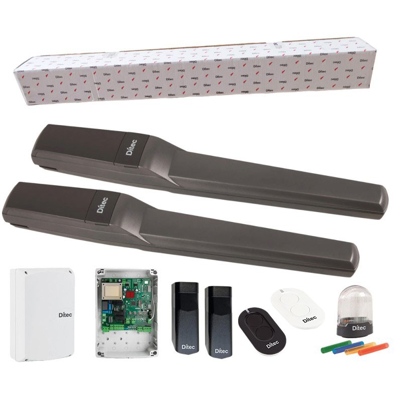 DITEC KIT MOTORE PWR 24V PER CANCELLO A 2 ANTE BATTENTI 5MT PWR25HL ML310