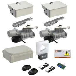 ROGER KIT BR21/353 BÜRSTENLOSES UNTERIRDISCHES FLÜGELTOR 36 V DC MIT FLÜGELN BIS ZU 4,5 M