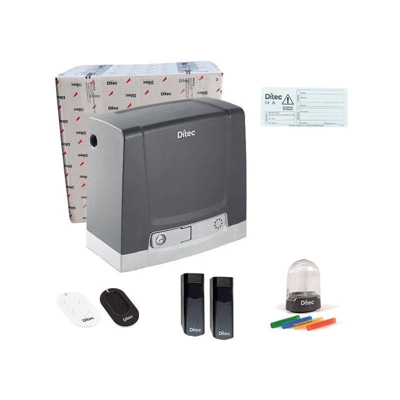 DITEC DITNEOS800GL KIT 24V CON OPERATORE NEOS 800G PER CANCELLO SCORREVOLO FINO A 800 KG