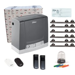 DITEC DITNEOS500GL KIT CON MOTORE NEOS 500G PER CANCELLO SCORREVOLO FINO A 500 KG 6MT CREMAGLIERA