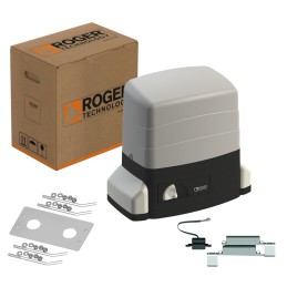 MOTEUR ROGER R30/1204 230 V POUR PORTAIL COULISSANT JUSQU'À 1200 KG, ENCODEUR OPTIQUE ET FIN DE COURSE MAGNÉTIQUE