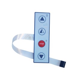 DITEC PT4 PUSHBUTTON PANEL FOR E1T CONTROL UNIT 4 BUTTONS PARTIAL OPEN OPEN CLOSE STOP