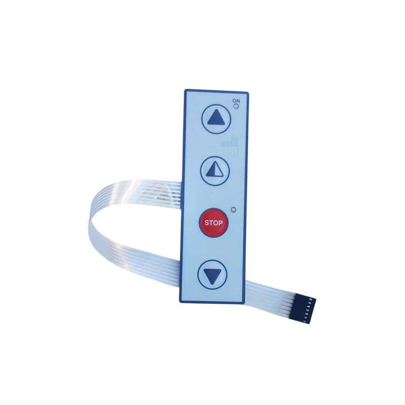 DITEC PT4 PUSHBUTTON PANEL FOR E1T CONTROL UNIT 4 BUTTONS PARTIAL OPEN OPEN CLOSE STOP