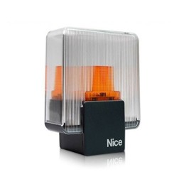 NICE ELDC LAMPE DE SIGNALISATION LED CLIGNOTANTE POUR AUTOMATISMES 24V AVEC ANTENNE 433 MHZ INTÉGRÉE