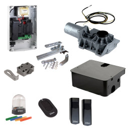 DITEC CUBIC6H 24V KIT FOR ONE UNDERGROUND SWING GATE, MAX. LEAF WIDTH 3.5 MT (ML336)