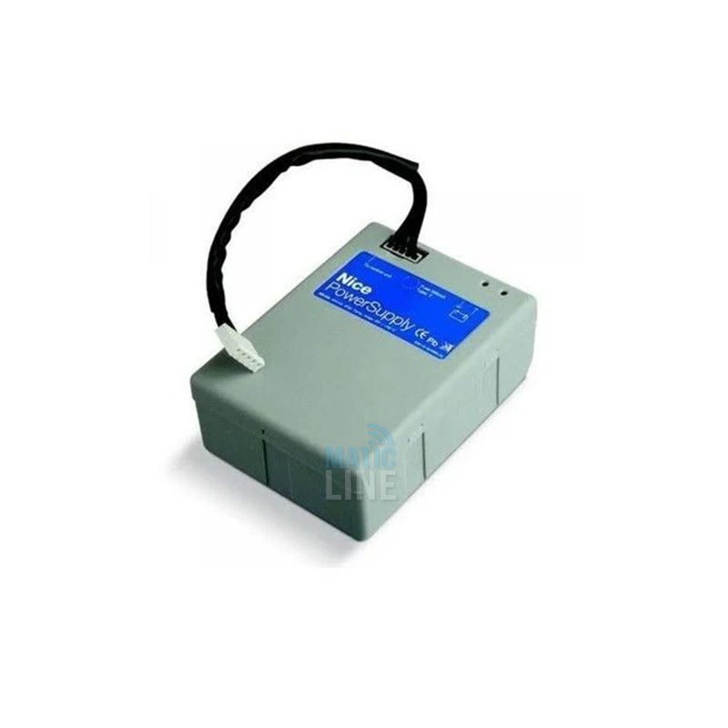 NICE 24V EMERGENCY BATTERY KIT WITH INTEGRATED CHARGER PS124