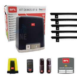 BFT KIT DEIMOS BT B600 600KG 24V CANCELLO SCORREVOLE CON 5MT CREMAGLIERA 2618190