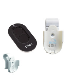 DITEC TÉLÉCOMMANDE ZEN2 433 MHz AVEC SUPPORT MURAL