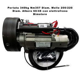 MOTEUR DE VOLET ROULANT PORTAIL DE GARAGE CAPACITÉ 340KG BI-MOTEUR AVEC FREIN PROFESSIONNEL