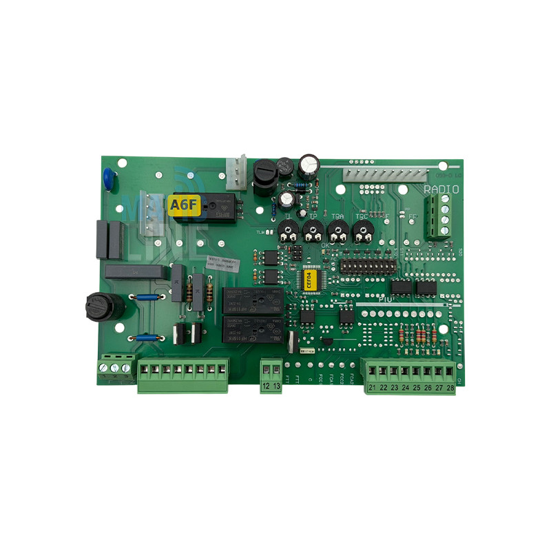 NICE CENTRAL CONTROL BOARD REPLACEMENT 2 MOTORS 230V A6F SPSB059DEF